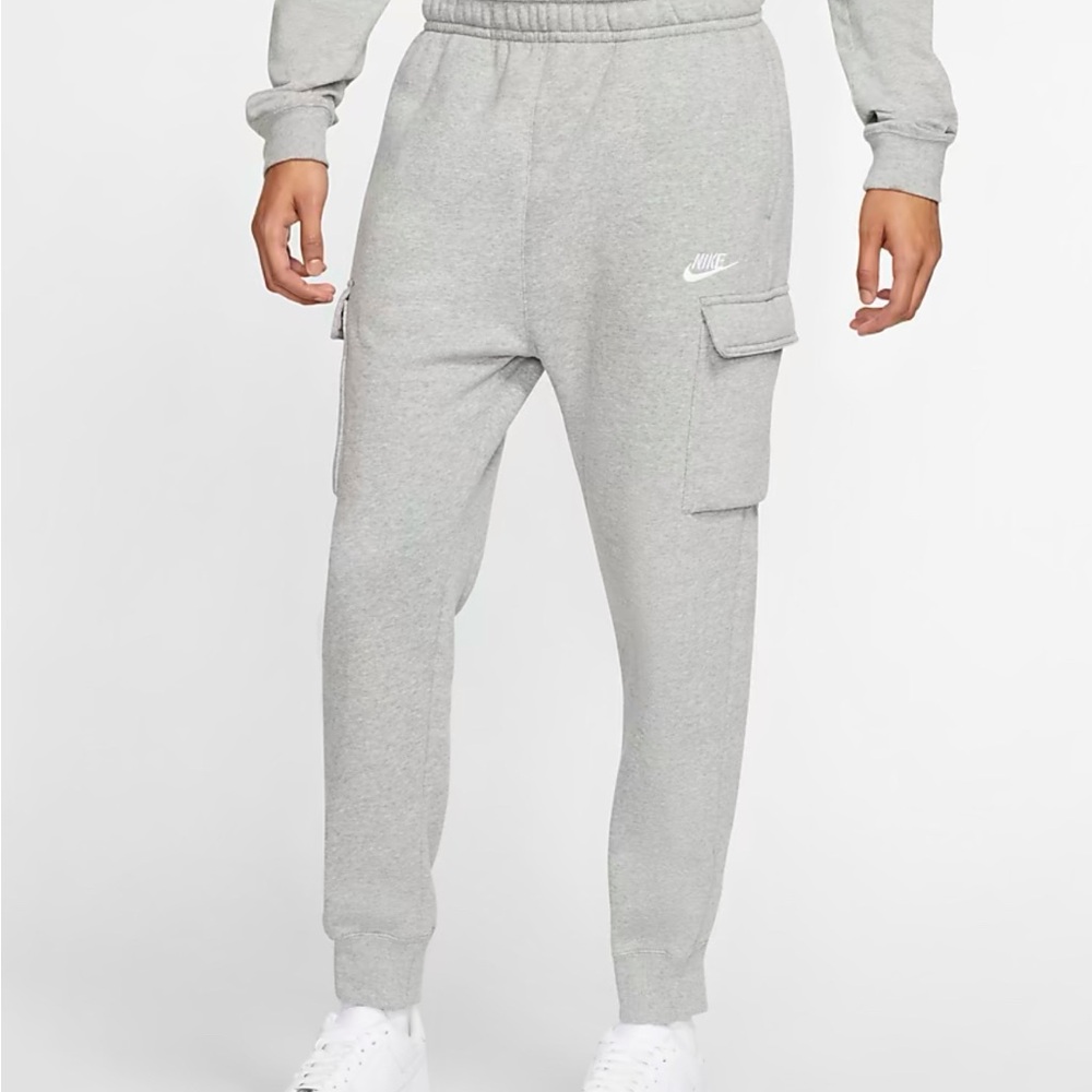 Nike Men's Gray Cargo Sweats